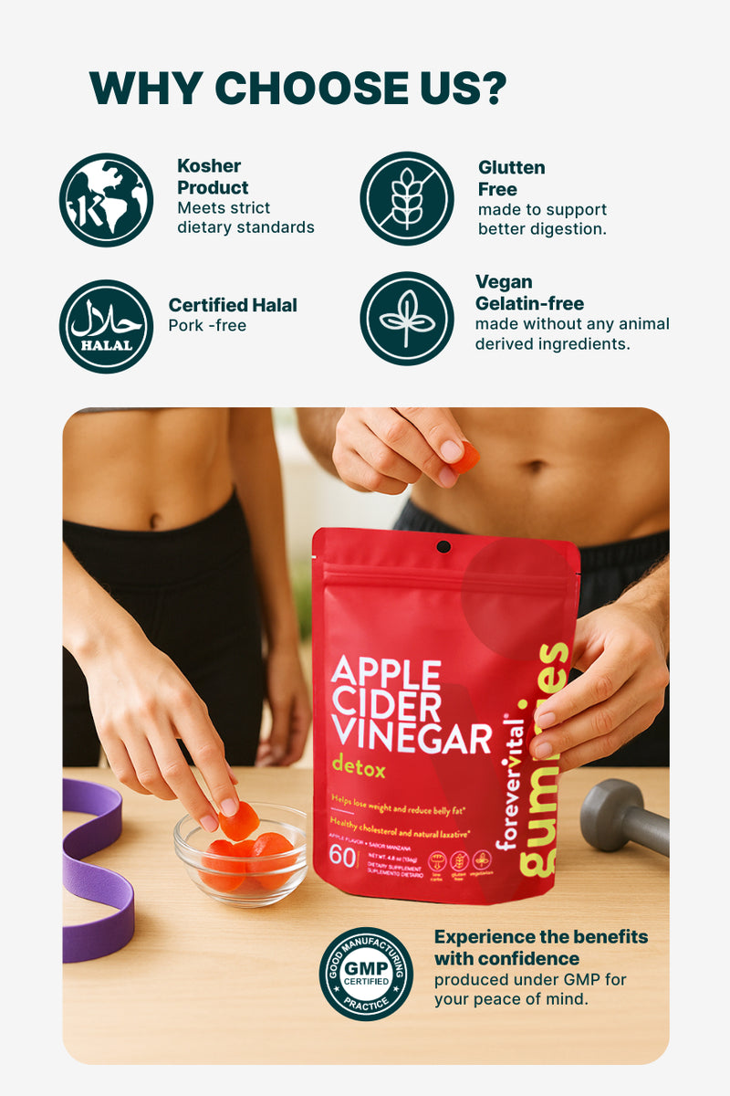Forevervital Apple Cider Vinegar Detox Gummies