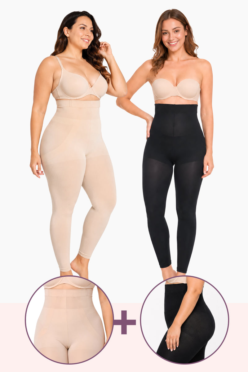 Perfect Control Leggings Twin Bundle - Black + Nude