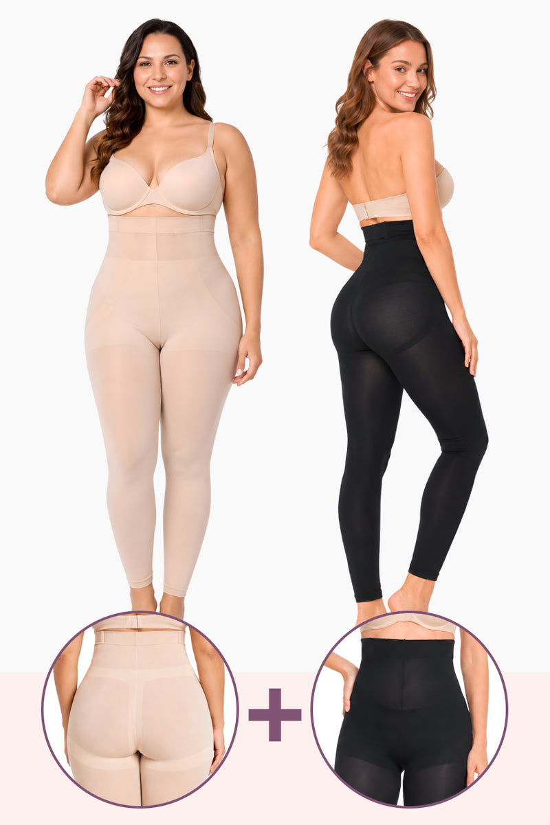 Perfect Control Leggings Twin Bundle - Black + Nude