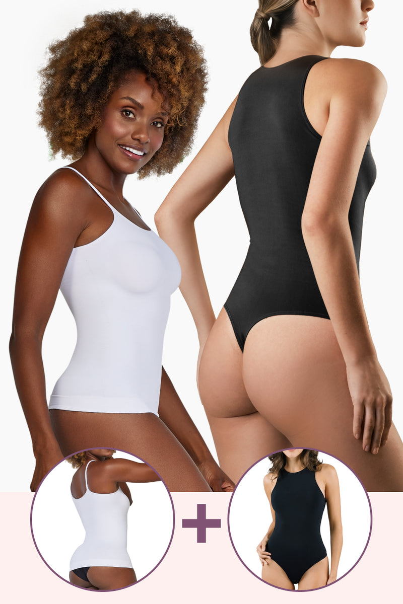 Shape & Flow Set: Firm Control Cami & Bodysuit