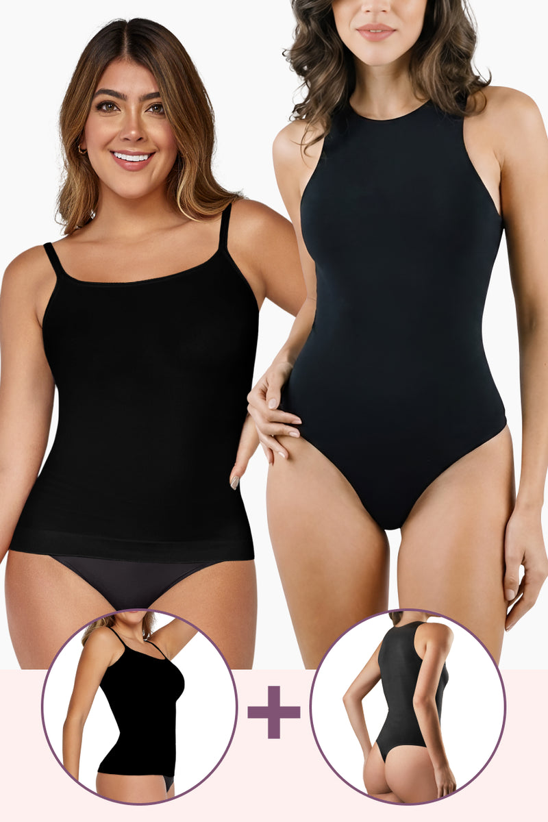 Shape & Flow Set: Firm Control Cami & Bodysuit