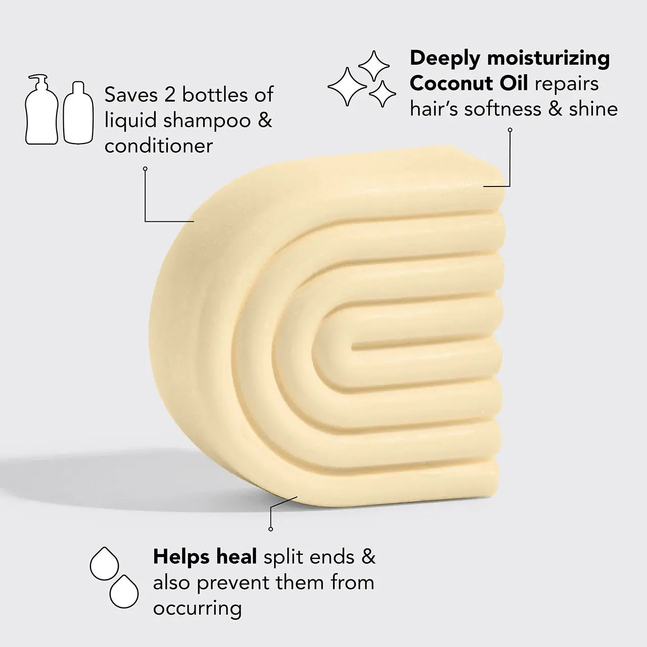 3-in-1 Shampoo & conditioner Solid Bars