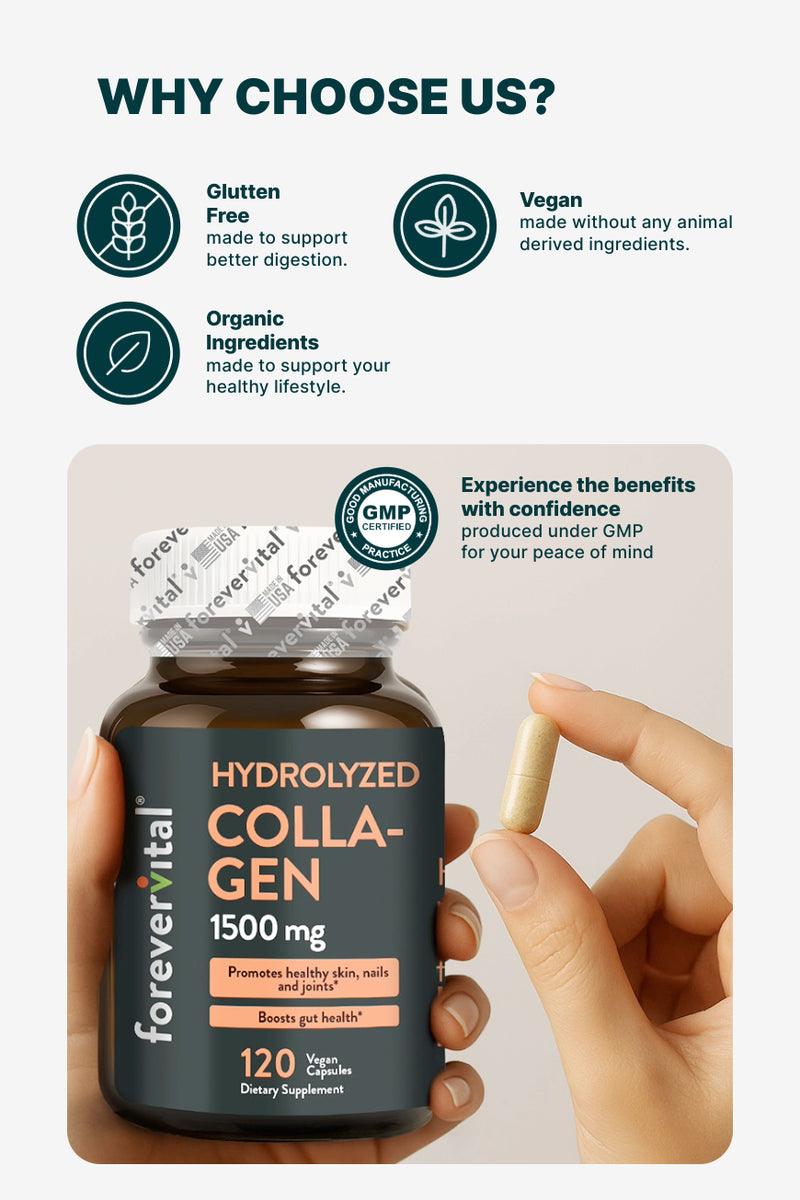 Forevervital Hydrolyzed Collagen 1500mg