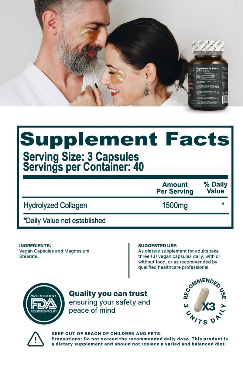 Forevervital Hydrolyzed Collagen 1500mg