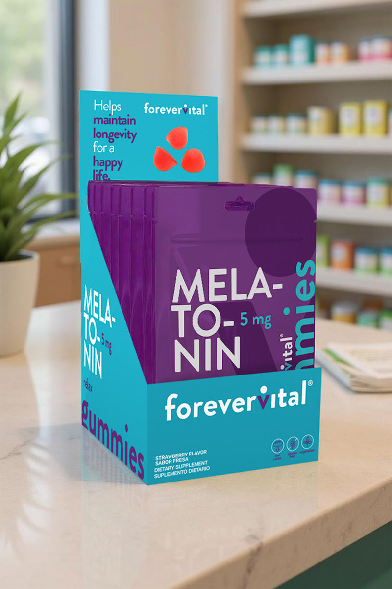 Forevervital Melatonin Gummies Dispenser
