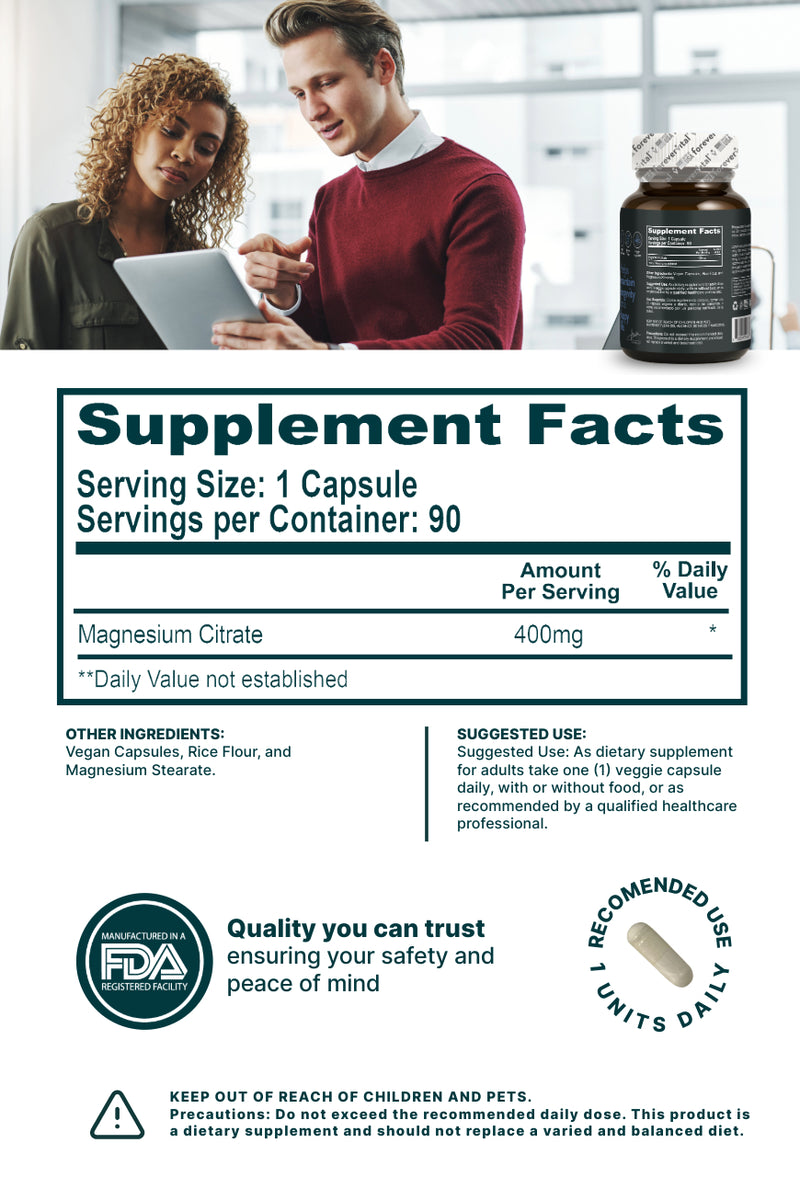 Forevervital Magnesium Citrate 400mg