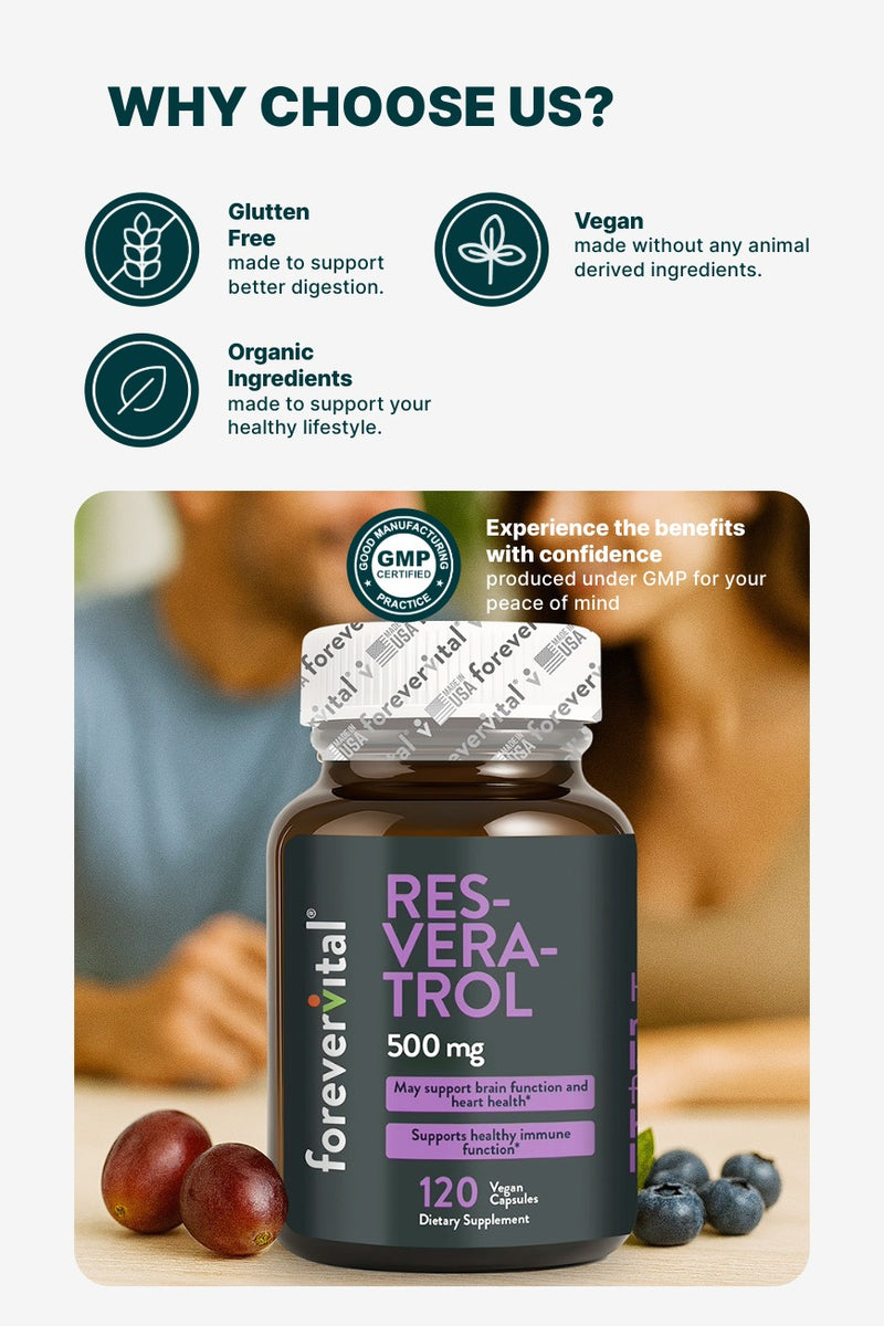 Forevervital Resveratrol 500mg